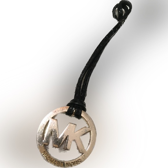 Michael Kors MK Charm Hang Tag Gold Tone Keychain Key Fob Charm - Picture 1 of 9
